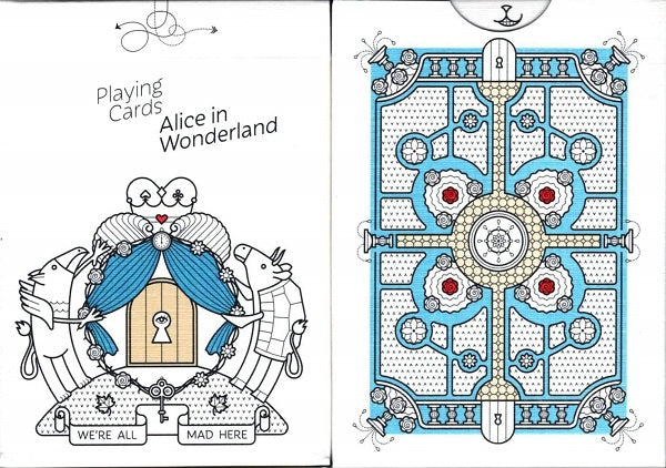 alice in wonderland playing cards