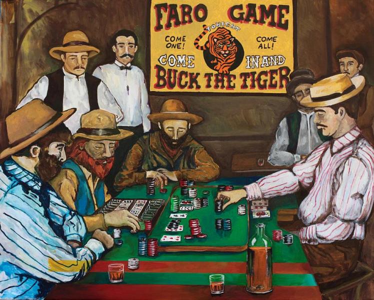 The Faro: A Card Shuffle and a Card Game