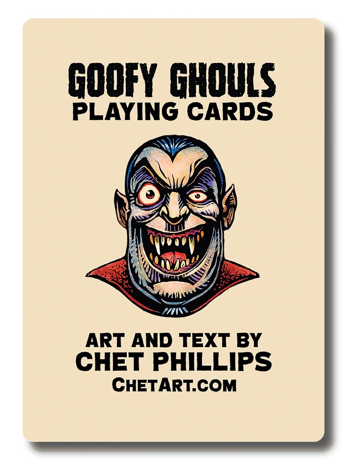 Goofy Ghouls- Halloween Monster Portraits Playing Card Deck
