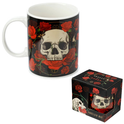 Skulls & Roses Porcelain Mug
