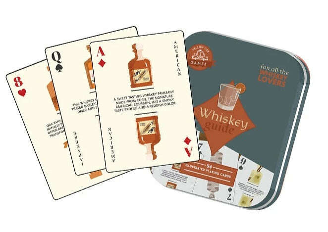 PlayingCardDecks.com-Whiskey Guide Playing Cards In Tin