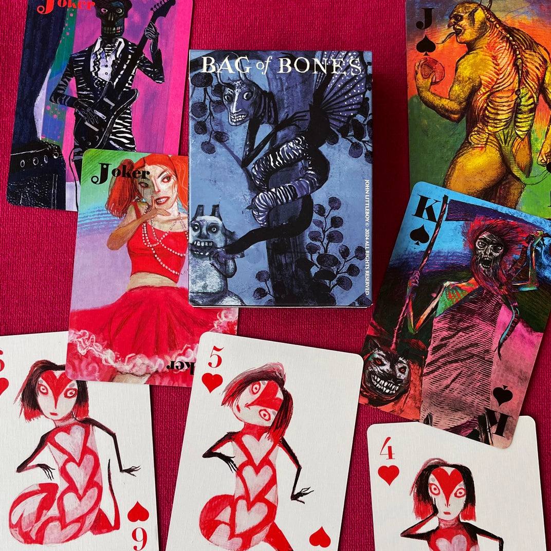 Bag of Bones Playing Cards - Sinister Stories Await