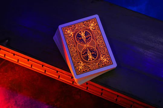 Bicycle Neon Solar-Orange Playing Cards