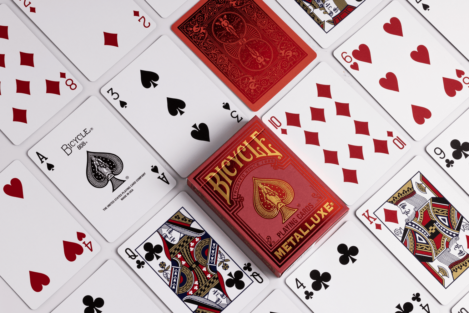 PlayingCardDecks.com-Metalluxe Bicycle Playing Cards