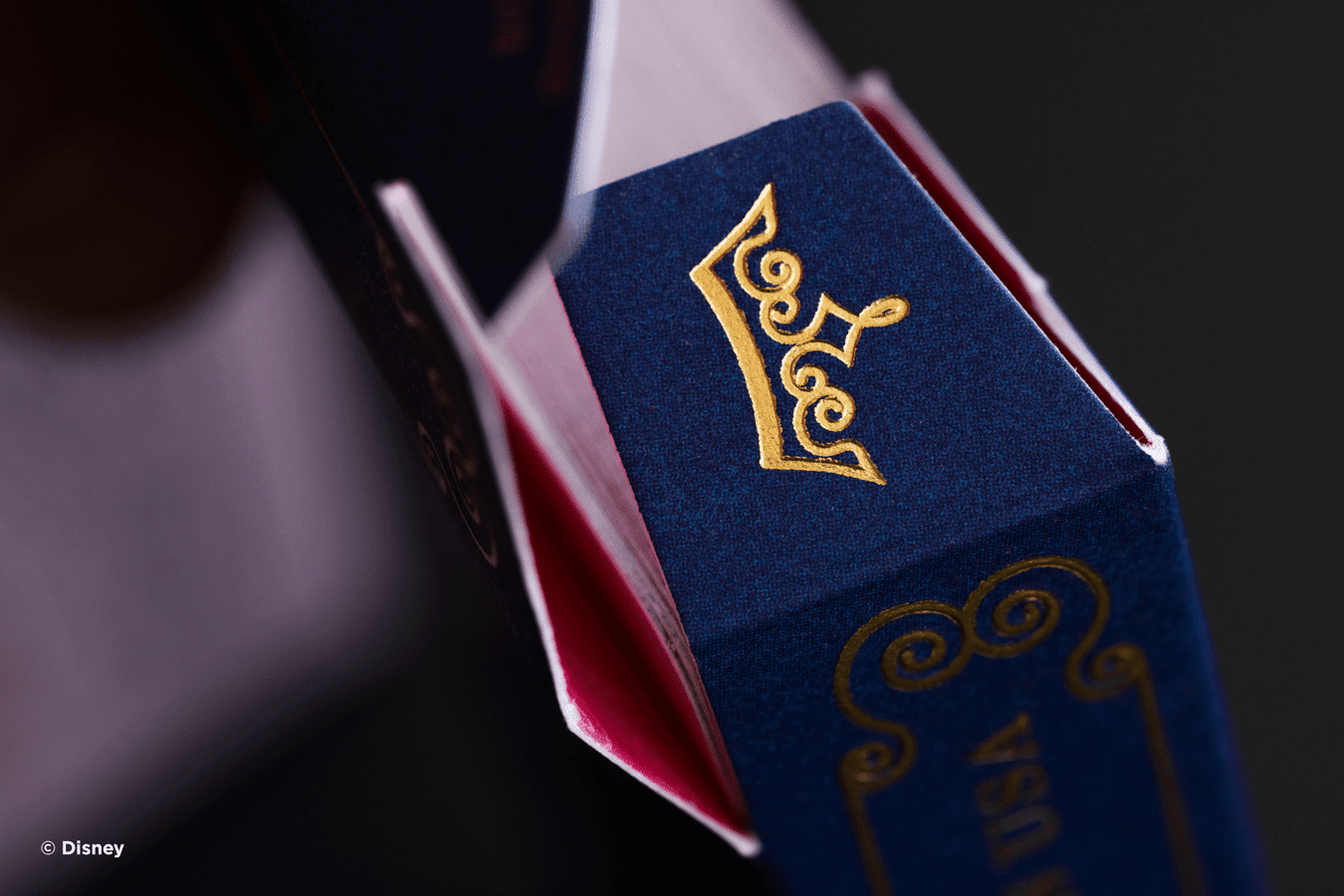 PlayingCardDecks.com-Disney Princess Inspired Navy Bicycle Playing Cards