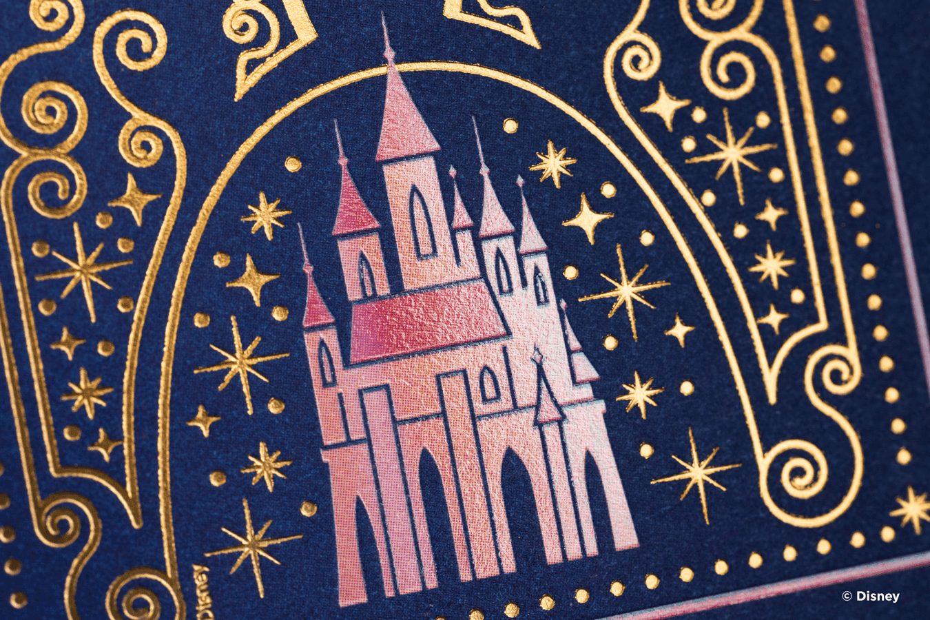 PlayingCardDecks.com-Disney Princess Inspired Navy Bicycle Playing Cards