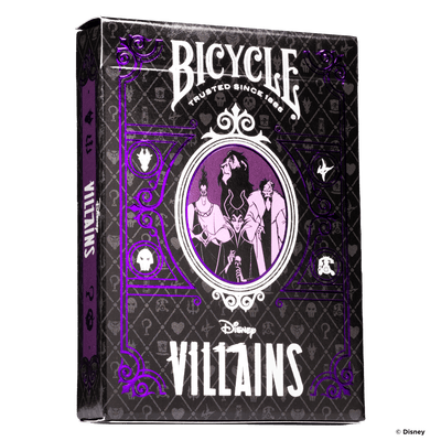 Disney Villains Inspired Purple Bicycle Playing Cards