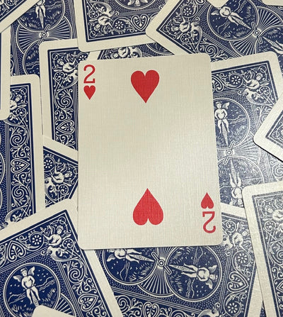 Blue One-Way Forcing Deck - 2 of Hearts