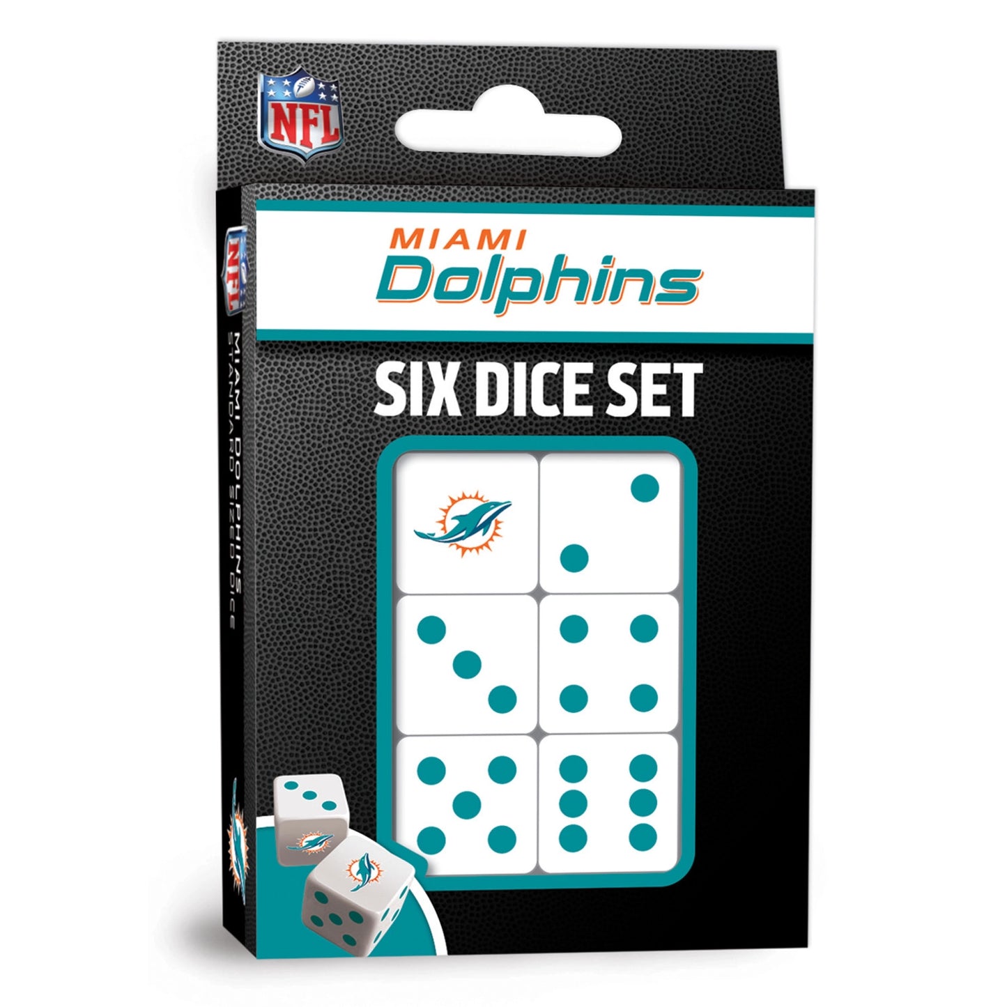 Miami Dolphins Dice Set by Masterpieces