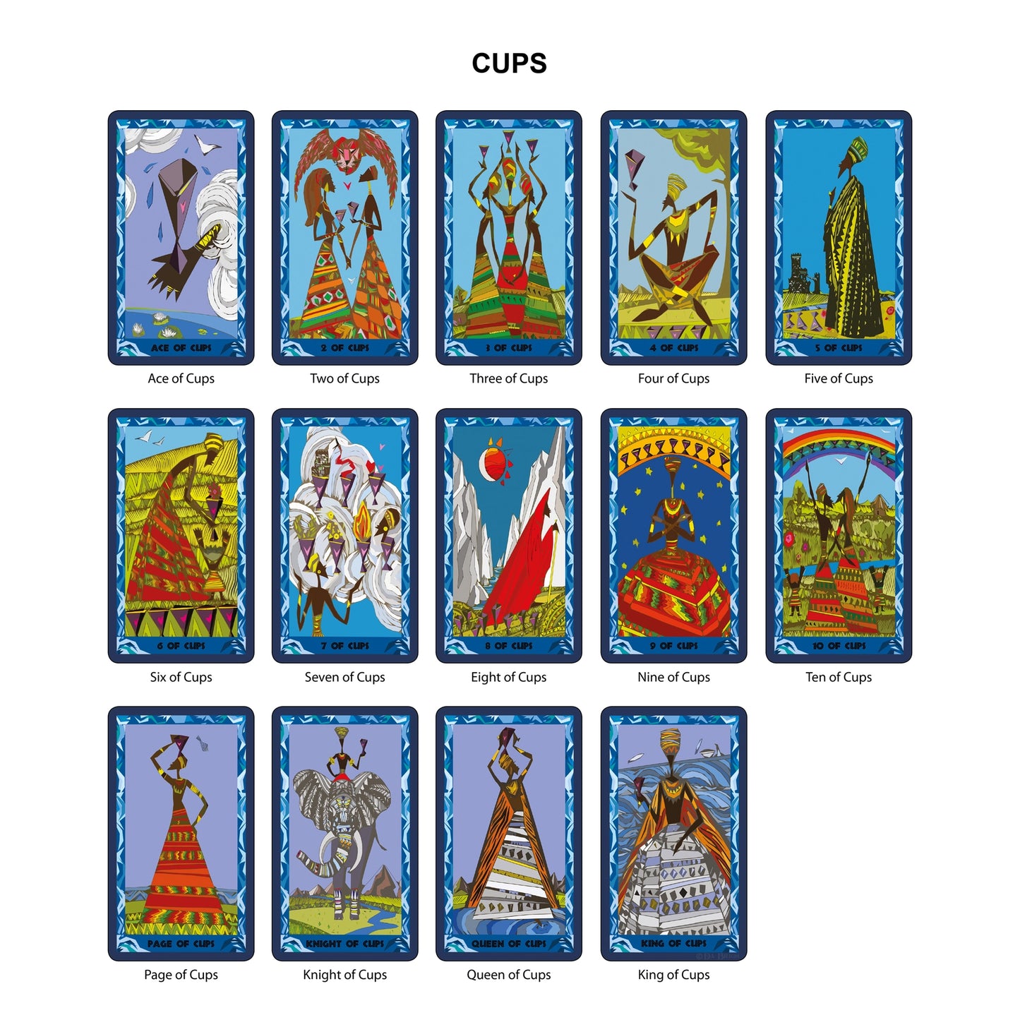 African Tarot Deck Da Brigh