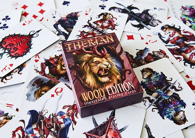 PlayingCardDecks.com-Therian Wood Playing Cards USPCC