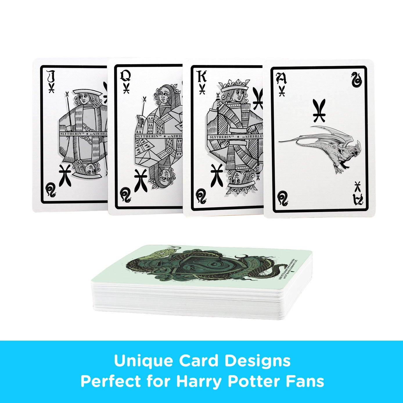 Harry Potter - Slytherin Playing Cards by Aquarius