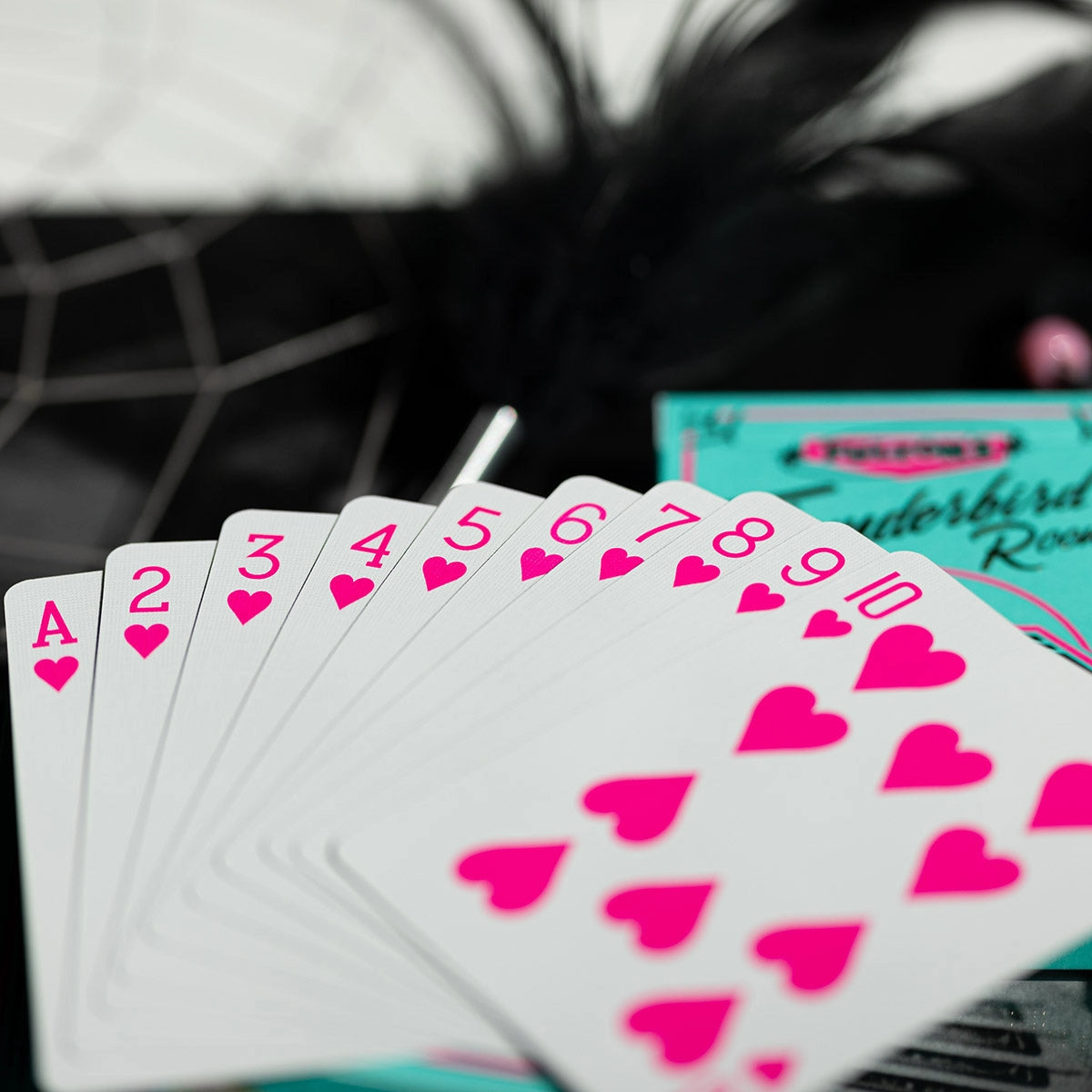Fulton's Thunderbird Room Turquoise Edition Playing Cards