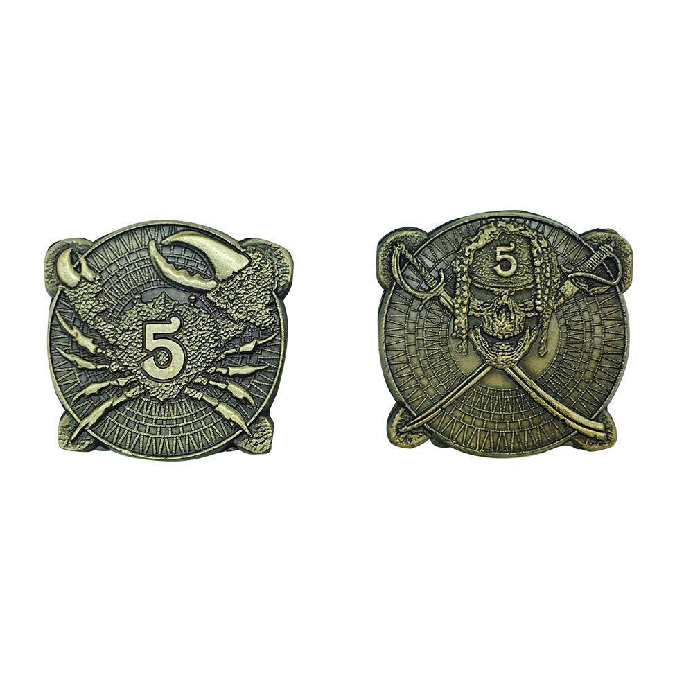 Adventure Coins – Pirates Metal Coins Set of 5