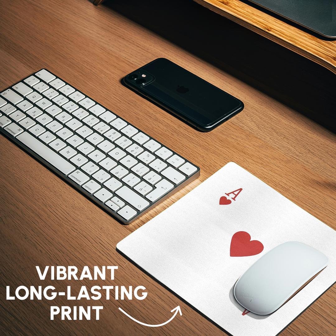 Ace of Hearts Playing Card - Mouse Pad