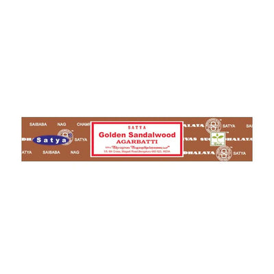 Satya - Golden Sandalwood Incense Sticks 15 G.