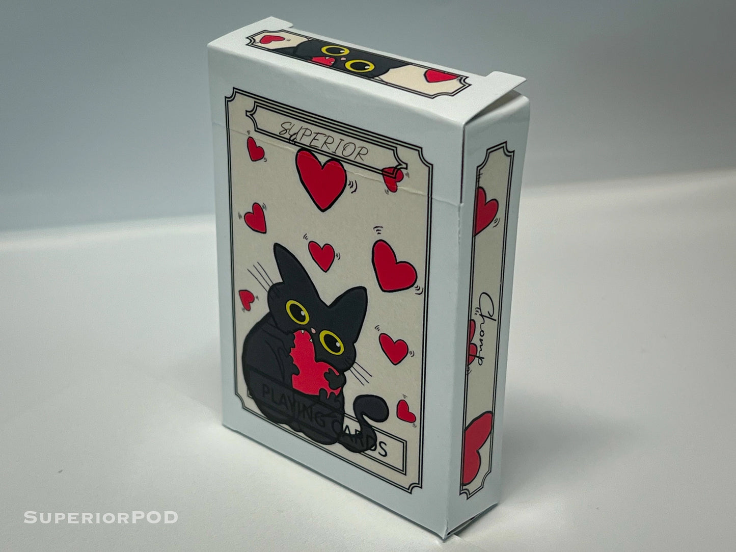 Chomp Playing Cards - Black Cat Playing Cards