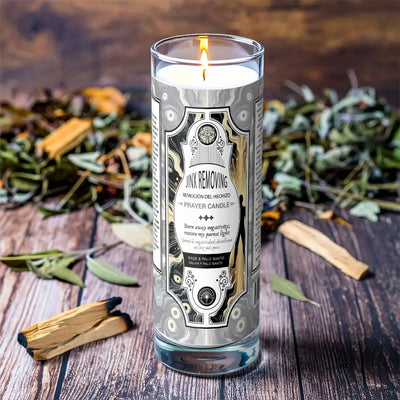 Jink Removing Prayer Candle 8"