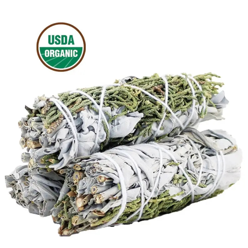 4" White Sage & Juniper Smudge Stick