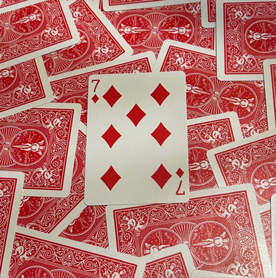 Red One-Way Forcing Deck - 7 of Diamonds