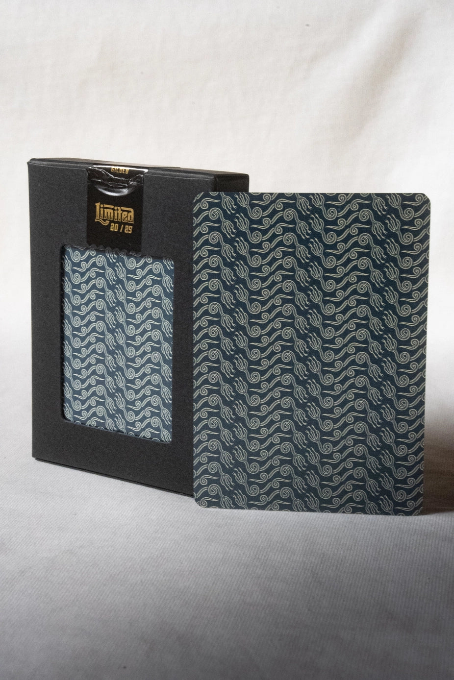 No Borders Edition 2 Crown BLUE Holo Gilded Limited Edition Playing Cards by Joker and the Thief
