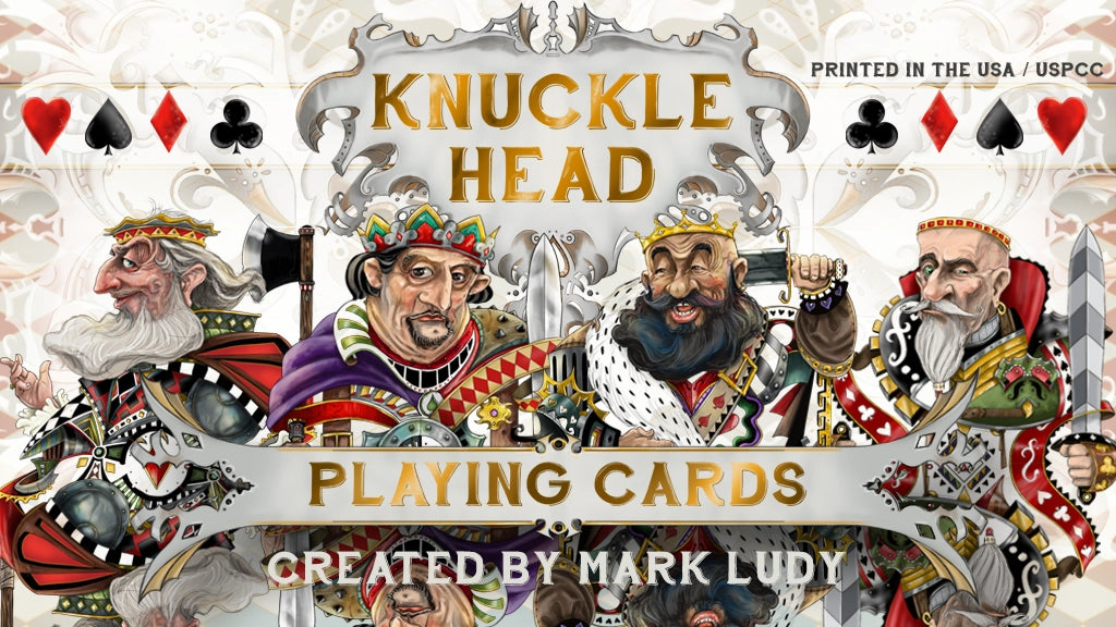 Knucklehead Playing Cards- Classic Black