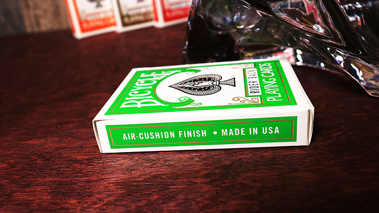 Green Rider Back Bicycle Playing Cards Deck