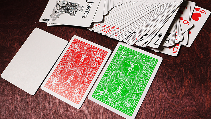Green Rider Back Bicycle Playing Cards Deck
