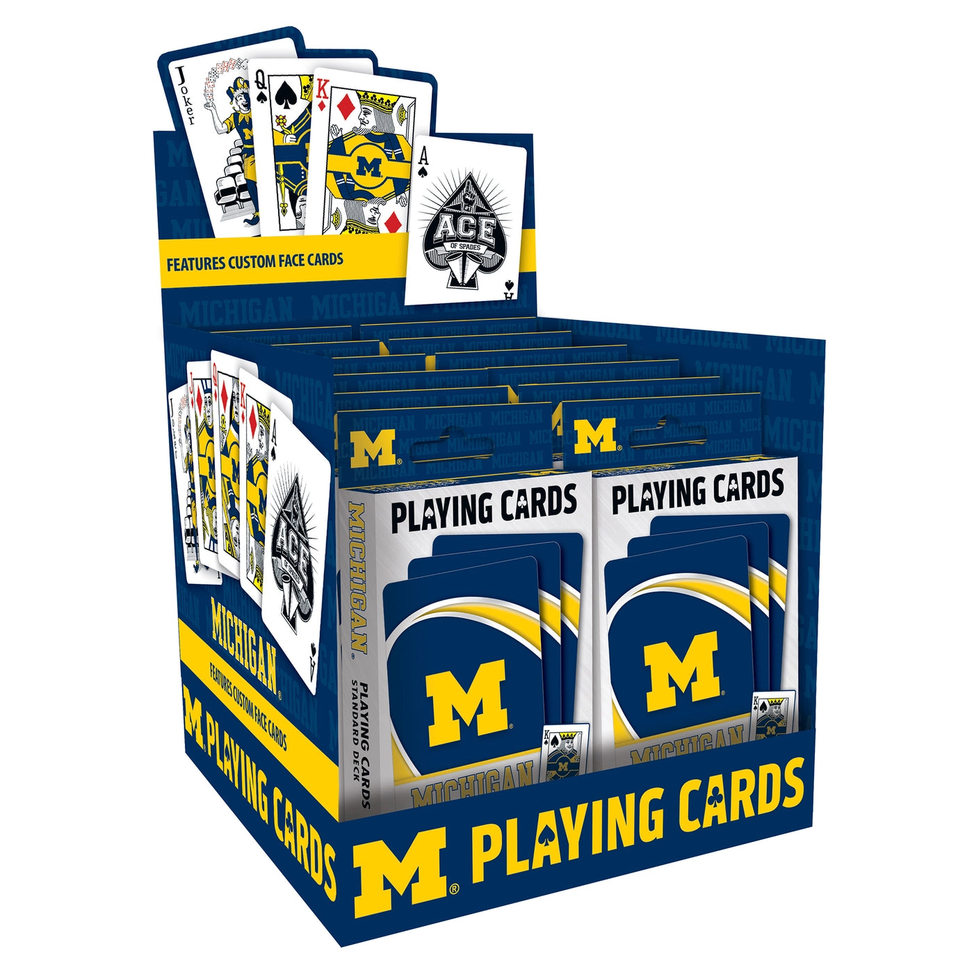 Michigan Wolverines Playing Cards by Masterpieces