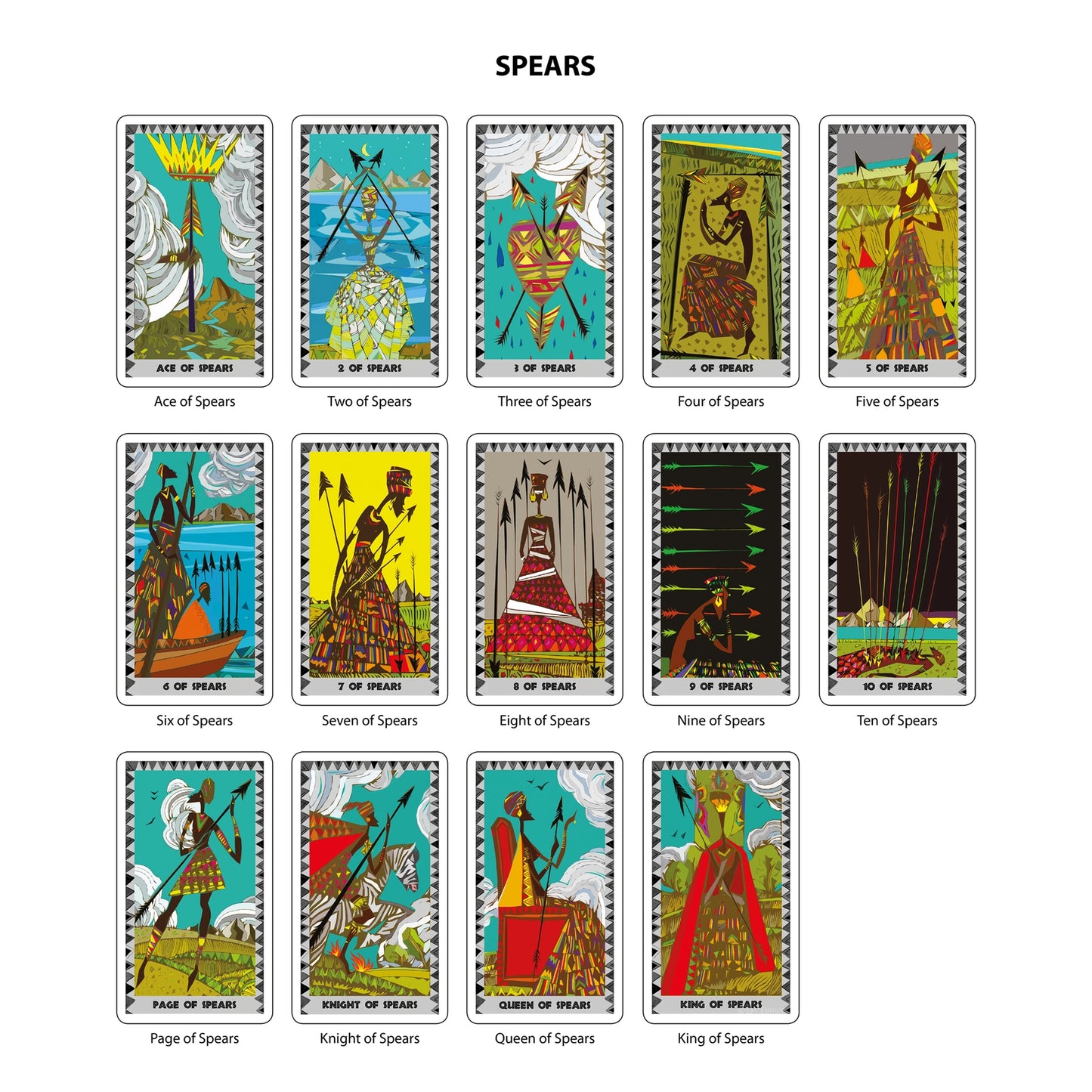 African Tarot Deck Da Brigh