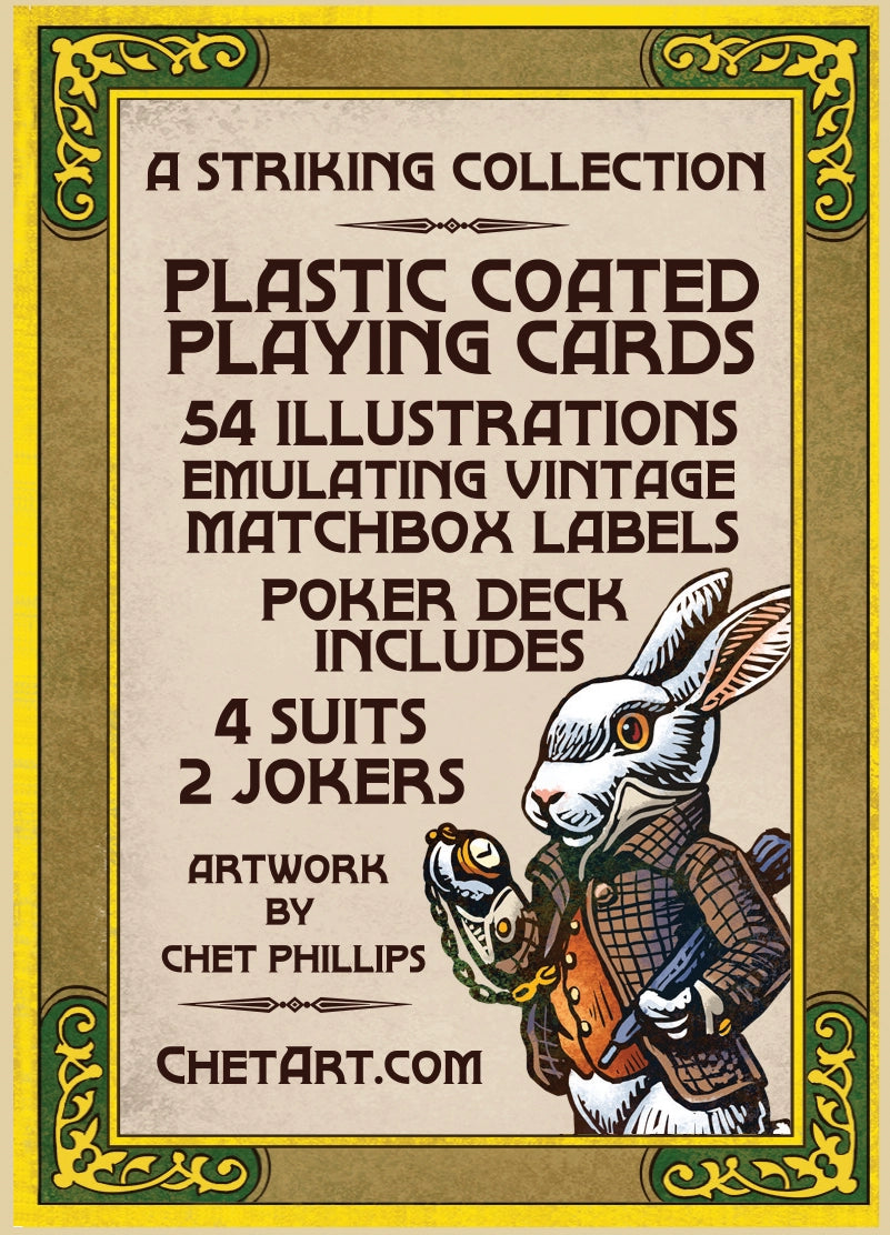 A Striking Collection: Matchbox Label Playing Cards