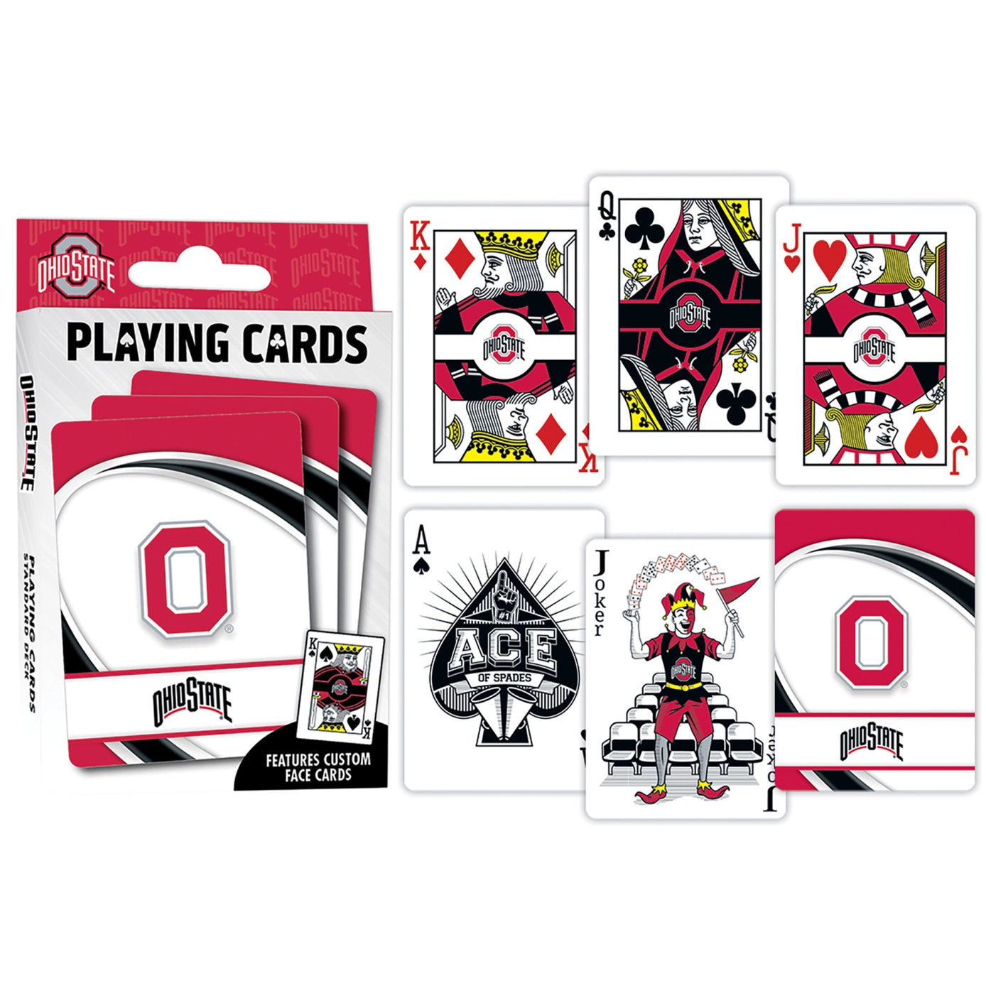 Ohio State Buckeyes Playing Cards by Masterpieces