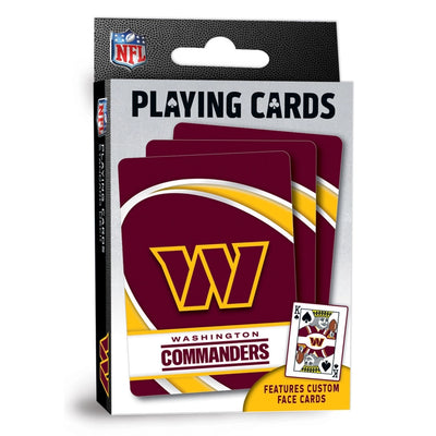 Washington Commanders Playing Cards by Masterpieces