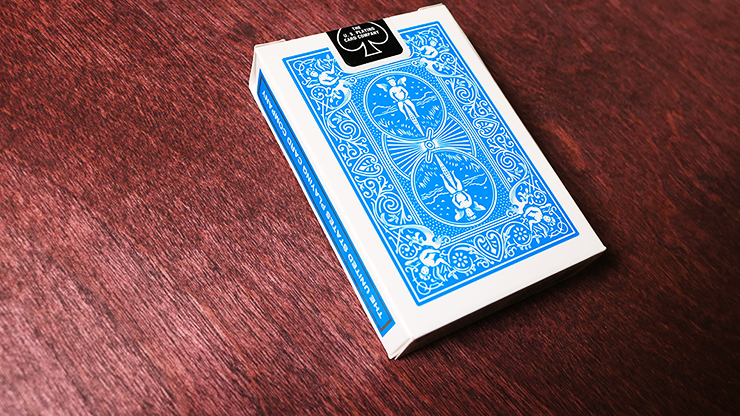 Turquoise Rider Back Bicycle Playing Cards with Gaff Cards and 1 Joker