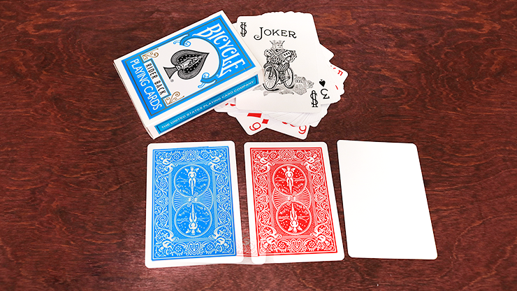 Turquoise Rider Back Bicycle Playing Cards with Gaff Cards and 1 Joker