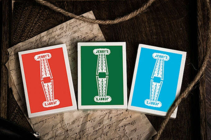PlayingCardDecks.com-Jerry's Nugget Marked Monotone Playing Cards USPCC