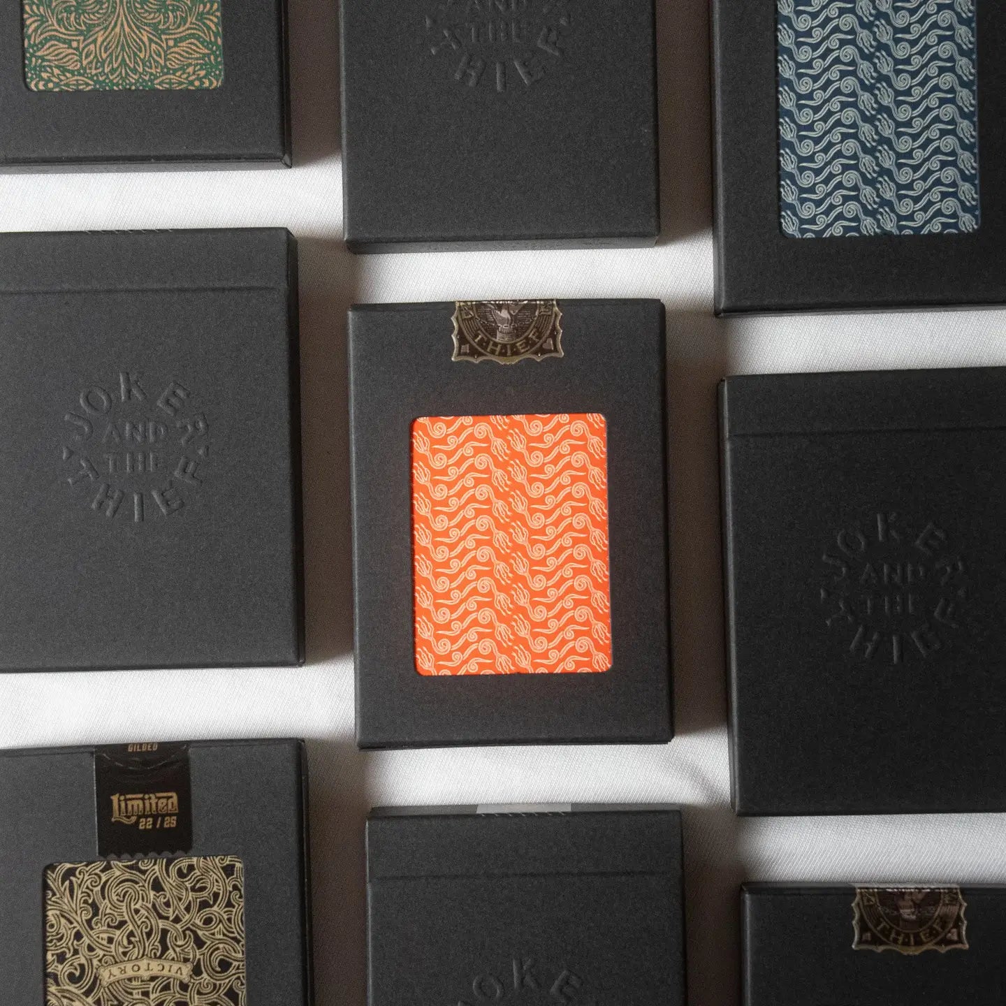 No Borders Edition 2 Crown Back RED Playing Cards by Joker and the Thief