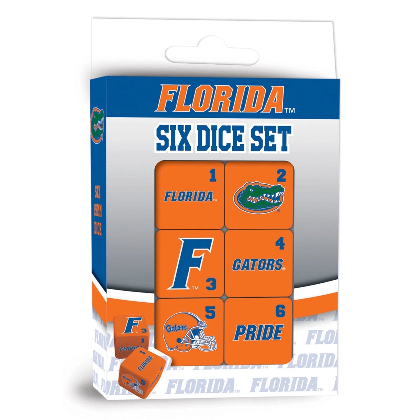 Florida Gators Dice Set - 19mm by Masterpieces