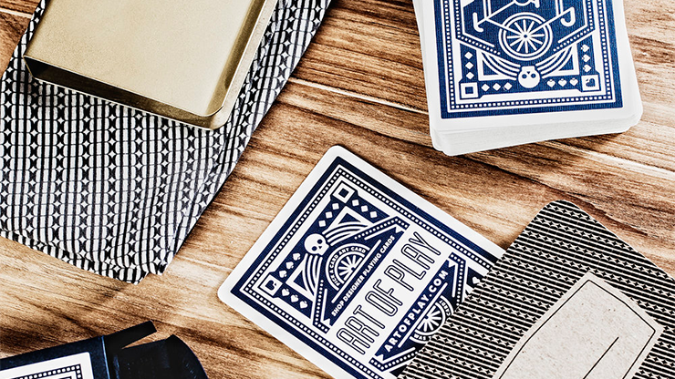 DKNG Blue Wheel Playing Cards by Art of Play
