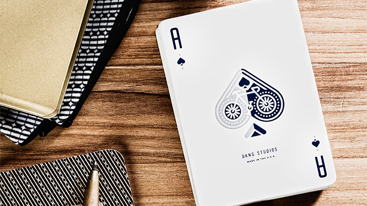DKNG Blue Wheel Playing Cards by Art of Play
