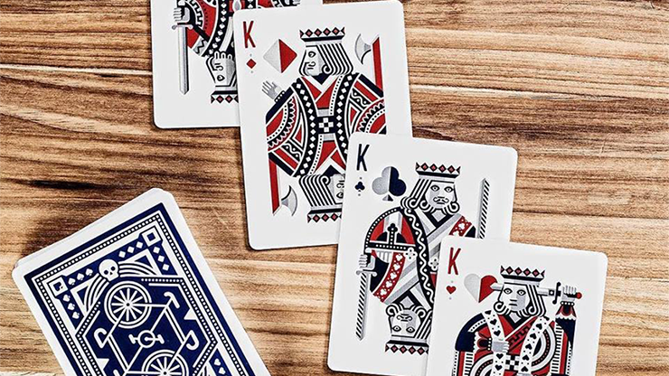 DKNG Blue Wheel Playing Cards by Art of Play