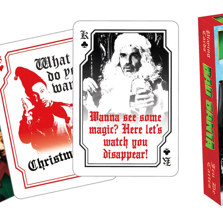 Bad Santa Playing Cards by Aquarius