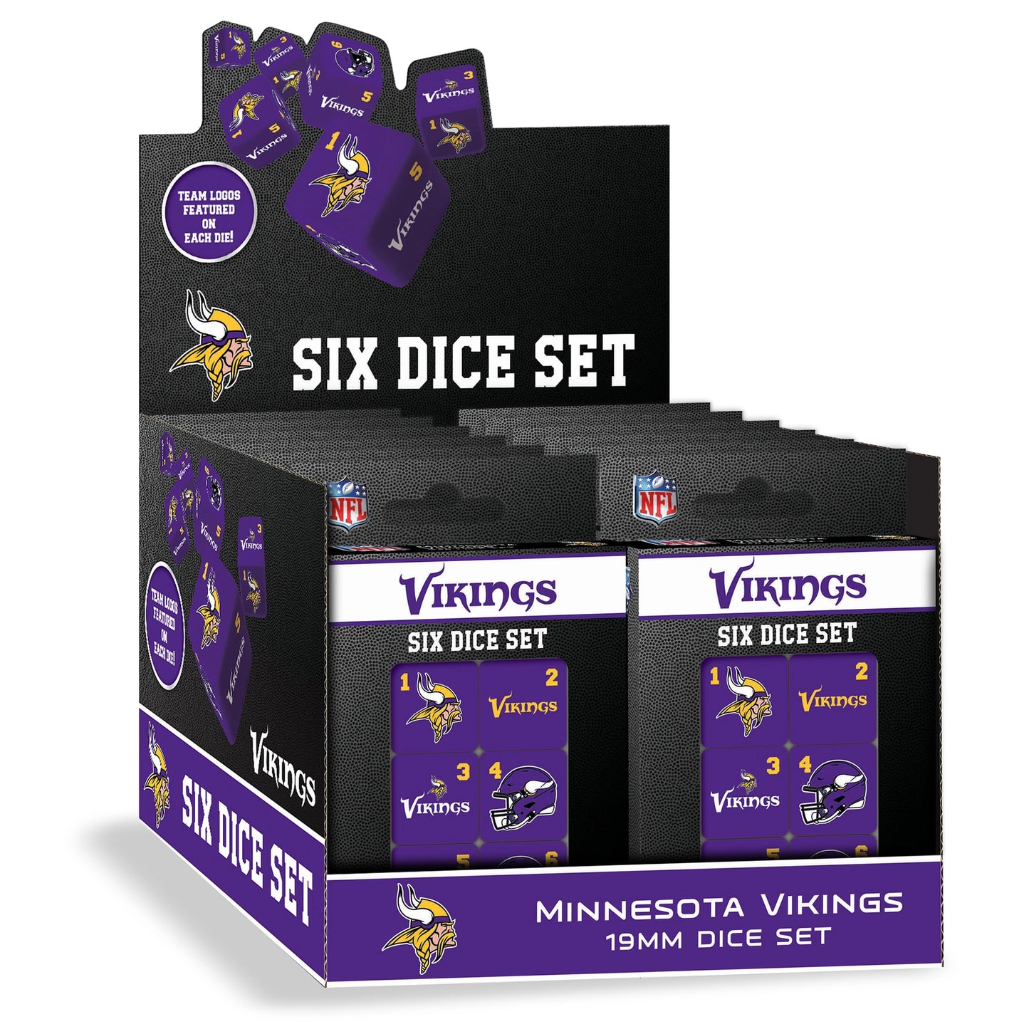Minnesota Vikings Dice Set by Masterpieces