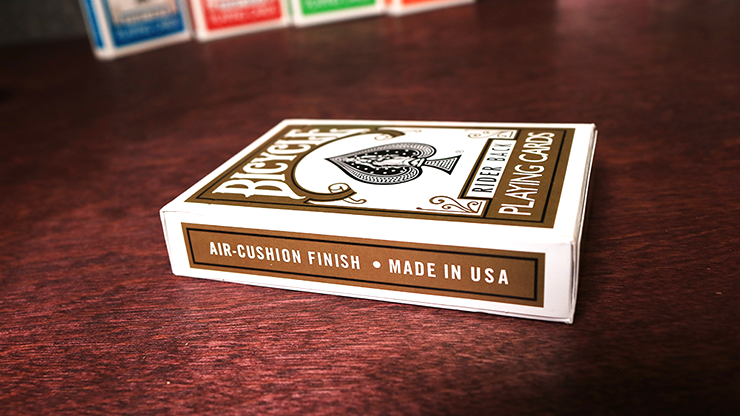 Gold Rider Back Bicycle Playing Cards with Gaff Card and 2 Jokers