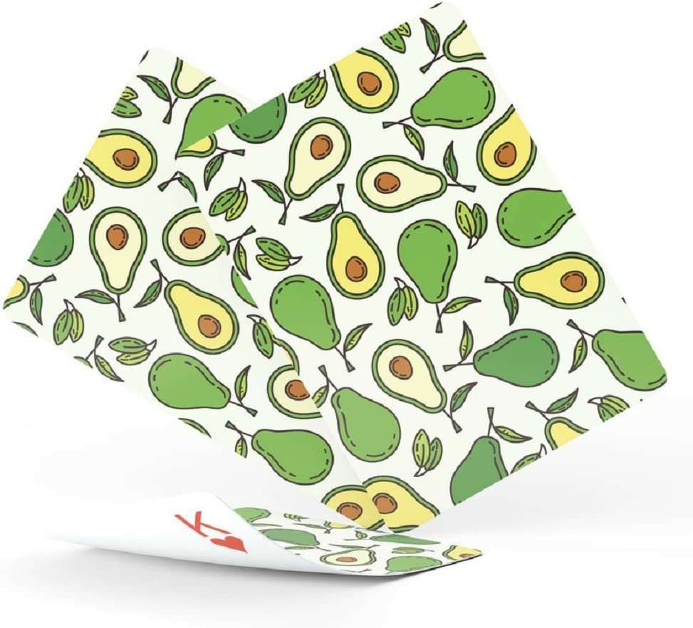 PlayingCardDecks.com-Avocado Toast Plastic Playing Cards 2 Deck