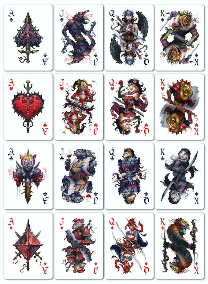 PlayingCardDecks.com-Therian Wood Playing Cards USPCC