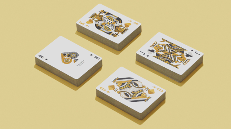 DKNG Yellow Wheel Playing Cards by Art of Play