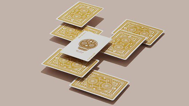 DKNG Yellow Wheel Playing Cards by Art of Play