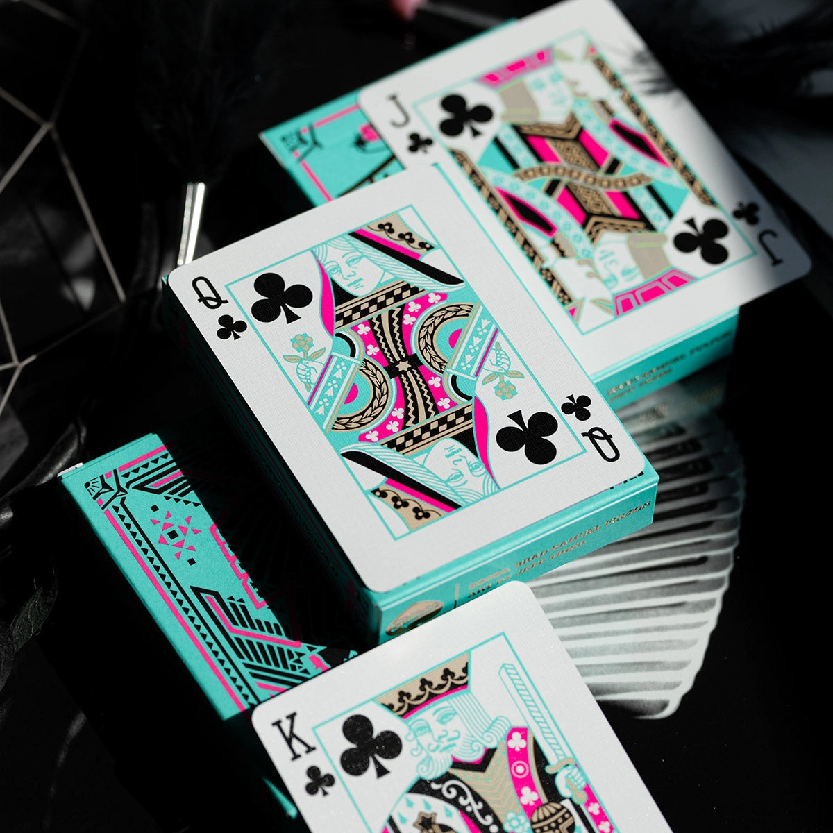 Fulton's Thunderbird Room Turquoise Edition Playing Cards