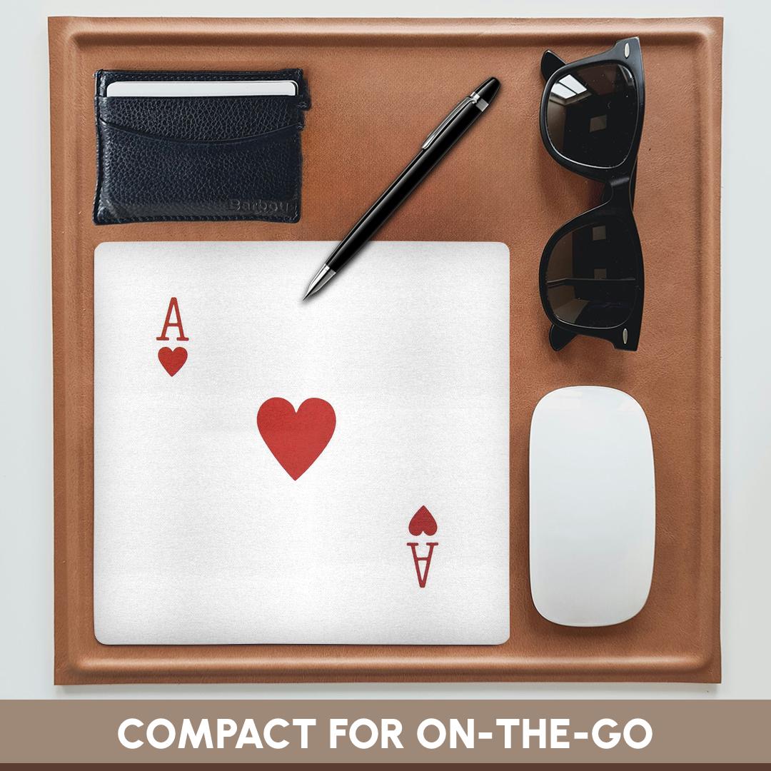 Ace of Hearts Playing Card - Mouse Pad